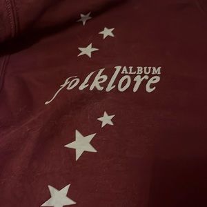 You Drew Scars Around My Scars maroon crewneck - Rare